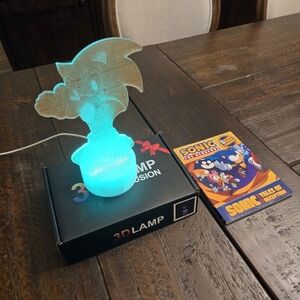 Sonic 3D LED Lamp / Nightlight